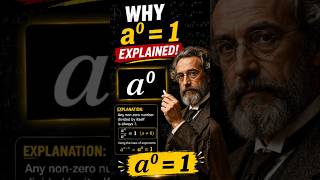 Why is �? 🤯 | Zero Power Rule Explained in 30 Seconds! #shorts