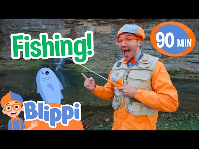 Blippi Goes Fishing!, Learning Videos