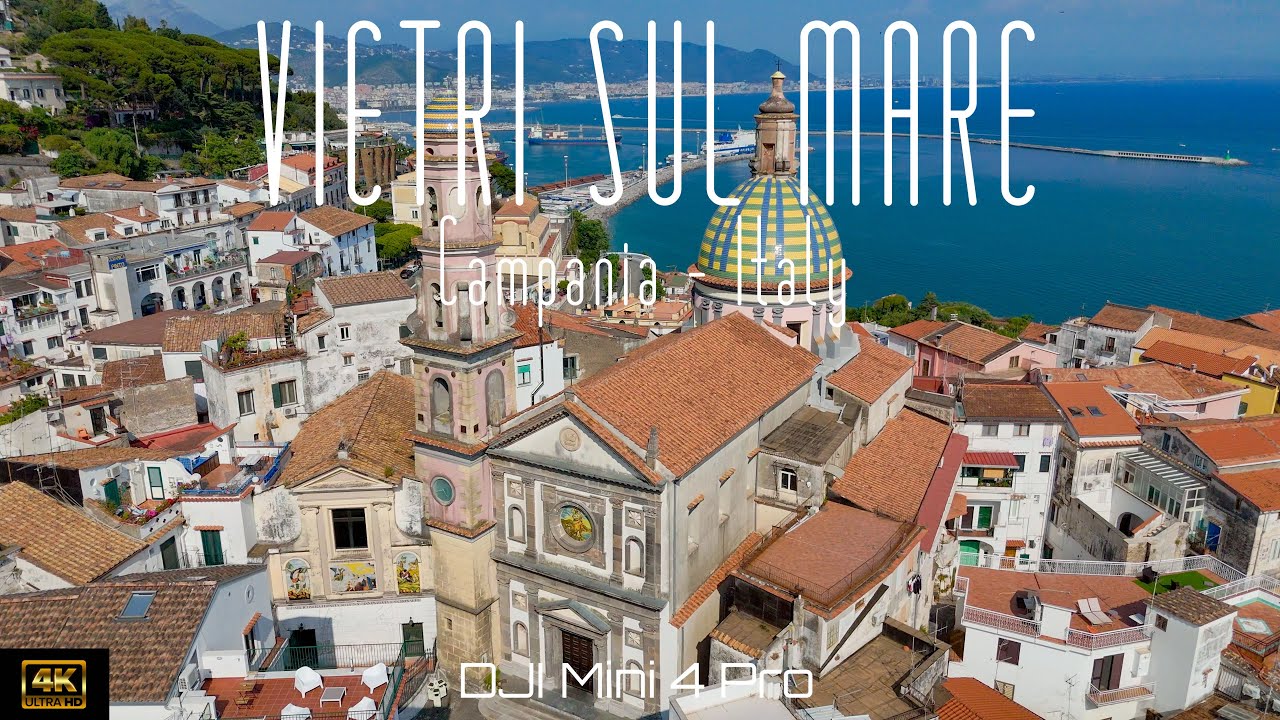 🇮🇹 Vietri sul Mare, Campania, Italy | DJI Mini 4 Pro 4K drone video