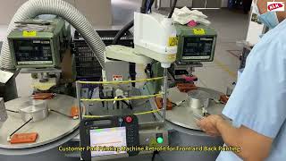 Customized Pad Printing Machine Retrofit for Double-Sided Printing | KLK Automation Solution