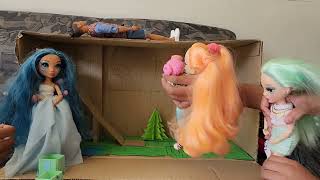 Rainbow High dolls Skyler s birt ay party Barbie invited CNAT KIDS