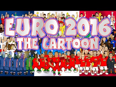 EURO 2016 - The CARTOON! (Compilation - Highlights From Every Game With Best Games And Goals)