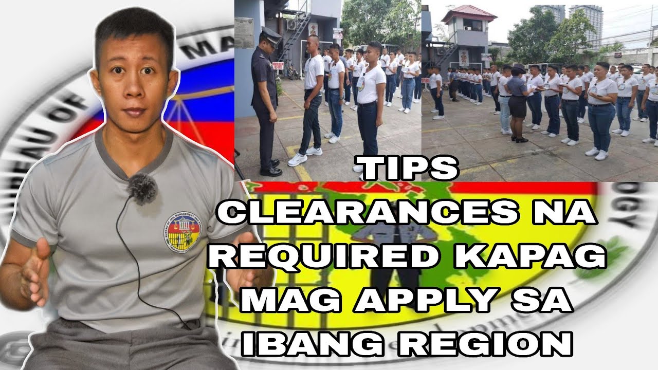 TIPS SAN NGA BA KUKUHA NG CLEARANCES KAPAG MAG APPLY SA IBANG REGION.