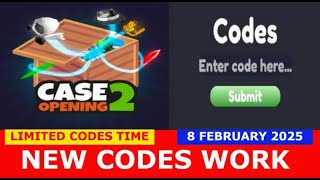 *NEW CODES* Case Opening Simulator 2 ROBLOX | LIMITED CODES TIME | FEBRUARY 8, 2025