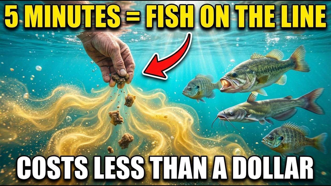 The Fish Smells This and Reacts Instinctively — Throw This in the Water 5 Minutes Before Fishing!