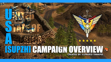 CNC Generals Zero Hour USA Missions SEASON 1 Custom maps #SUPMission  @SUP_ZH  FANMADE
