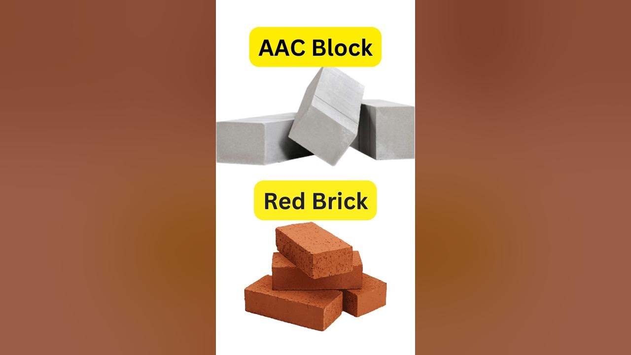 AAC Block vs Red Bricks Hindi construction shorts shortsfeed 