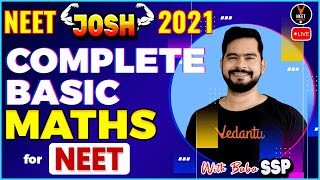 Complete Basic Maths for NEET 2021 Preparation | NEET Physics | NEET Online Coaching | Sachin Sir