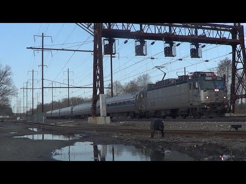 NJT Double-header, NJT/Amtrak race, ACS-64s and more! @mattsteverfan7793