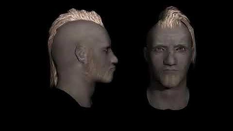 SKYRIM Faces 3D models (.c4d, .obj)