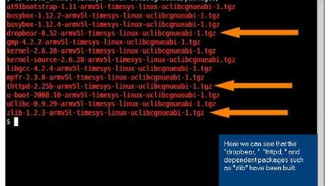 Selecting, building and updating packages
