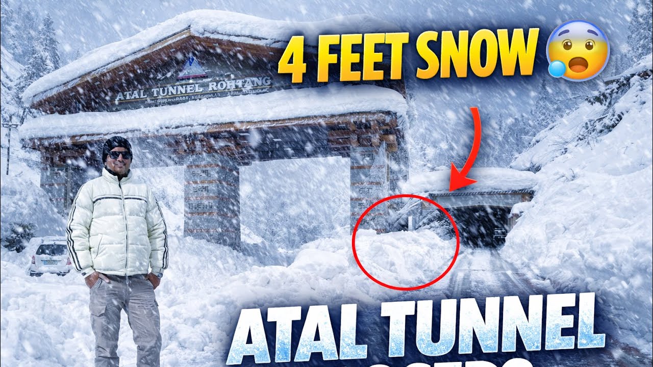 Manali 2026 Atal Tunnel Reopens for All Vehicles? 😱 North Portal Snow Update|| Sissu Update 