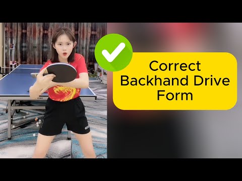 How to Correct Your Backhand Drive Form
