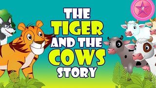 Little Star.THE COWS AND THE TIGER - MORAL STORY FOR KIDS || BEDTIME STORIES - KIDS HUT STORIES