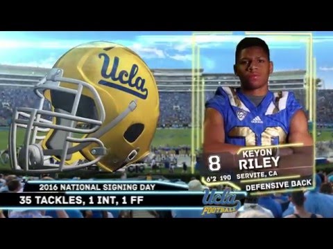 2016 UCLA Signing Day - Keyon Riley - YouTube