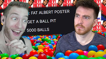 HE REALLY DID IT!! Reacting to "I let Twitch Chat decorate my new room" by DougDoug