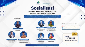 Webinar Sosialisasi Program Transformasi Perpustakaan Berbasis Inklusi Sosial 2025