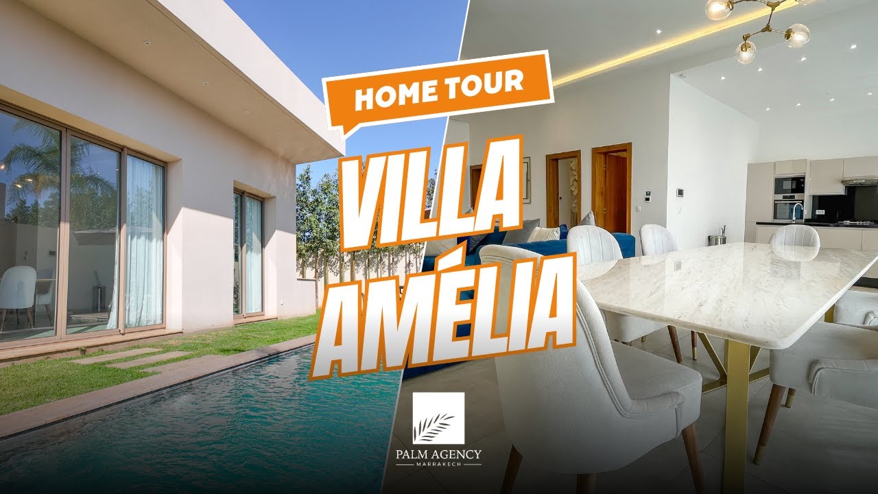 Séjour idyllique à Marrakech : Villa Amelia, 3 chambres, piscine chauffée