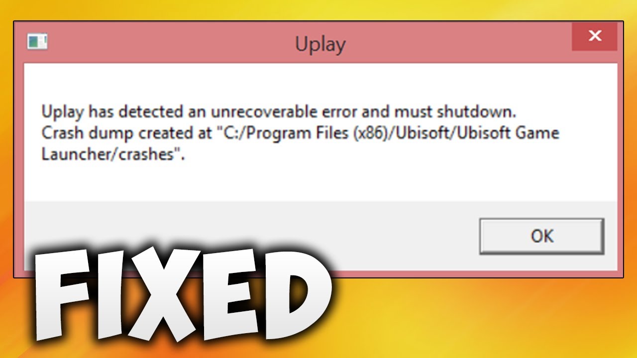 Ошибка crash Dump. Uplay Error. Ошибка юплей. Ubisoft Store недоступен в вашем регионе.