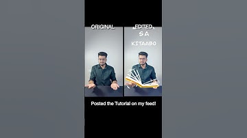 Original vs Edited 😍 Checkout tge Tutorial for more! #art #animation #editingtutorial