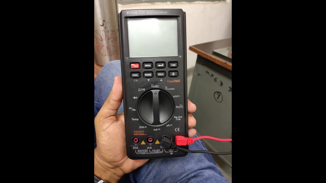 give a presentation on performance testing on digital multimeter