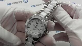Обзор. Женские наручные часы TAG Heuer WAY131D.BA0914 - YouTube