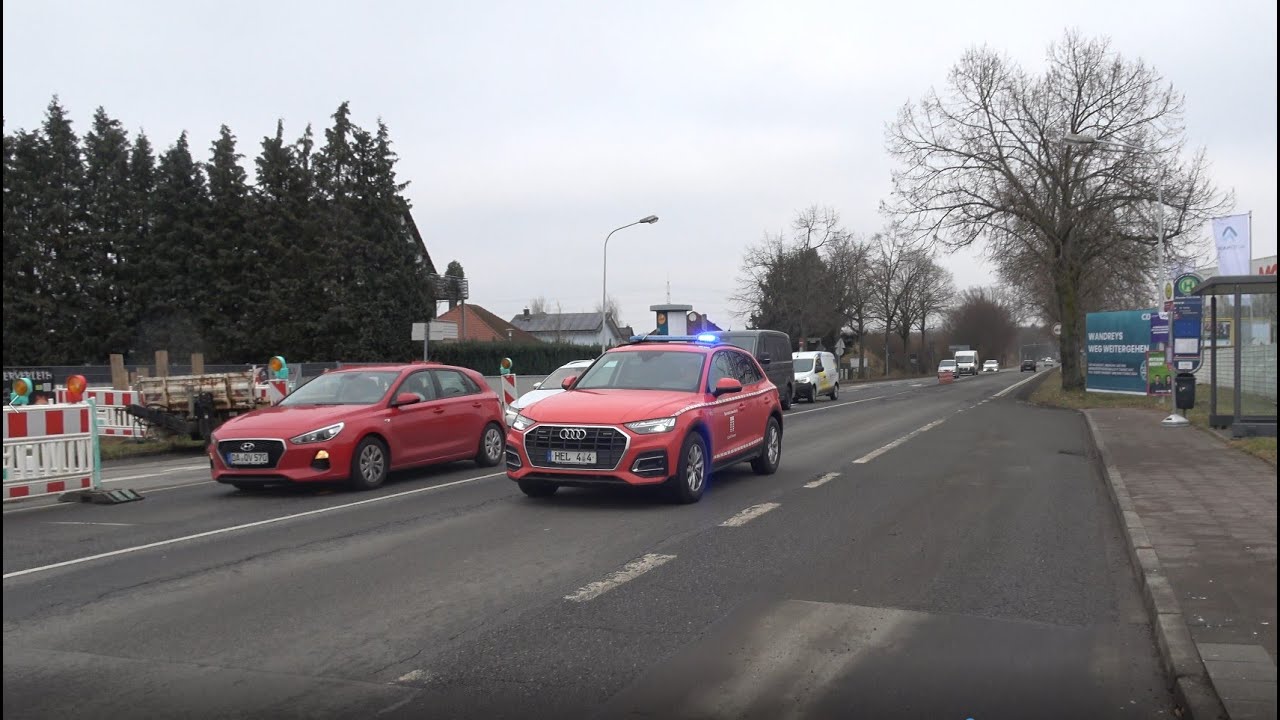 [Großbrand auf Forschungsgelände] Großeinsatz der Feuerwehr in Darmstadt-Wixhausen