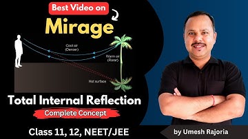 Mirage Reason and Explanation | Ray Optics | Application of TIR | 12 Physics #cbse #physics