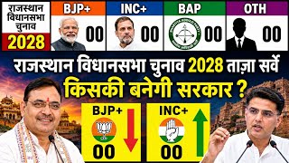 Rajasthan Assembly Election 2028 | कौन बनेगा मुख्यमंत्री? | Rajasthan Election Survey