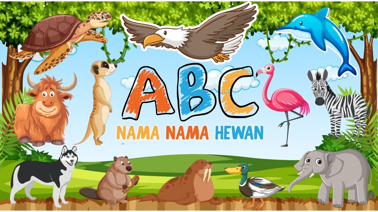 ABC NAMA HEWAN | BELAJAR SERU HURUF ABJAD | KIDS FRIENDLY