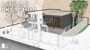 Como afinar a linha do SketchUp?