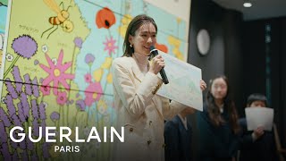 Angelina Jolie and Mirei Kiritani in Osaka, Japan: Bee School 2024 | GUERLAIN