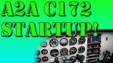 A2A Cessna 172 Cold and Dark Startup Tutorial! | FSX FULL HD