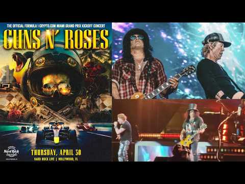 Guns N&rsquo; Roses to kick off the F1 Miami Grand Prix at Hard Rock Live in Hollywood