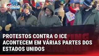 Dia É Marcado Por Protestos Contra O Ice Em Várias Cidades Dos Nos Estados Unidos