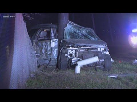 First responders extricate man from car after crash - YouTube