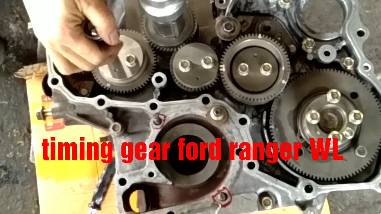 Timing gear ford ranger - YouTube