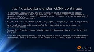 Staff awareness basics for GDPR