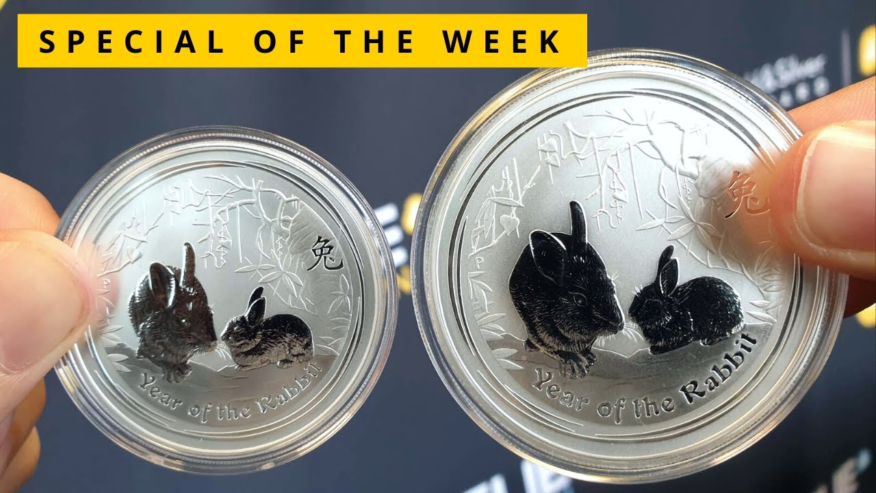 SPECIAL: Perth Mint 2011 Lunar Rabbit Silver Coins - 1oz & 2oz - YouTube