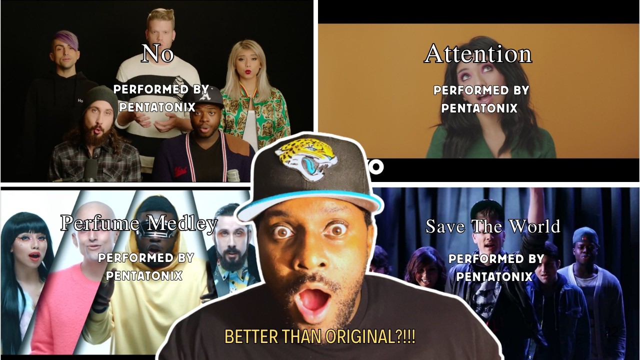 Pentatonix REACTION! No Cover, Attention, Perfume Medley & Save The World