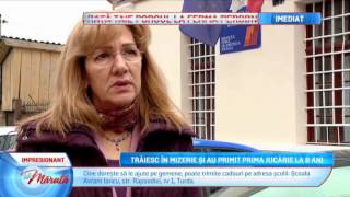 Traiesc in mizerie si au primit prima jucarie la 8 ani