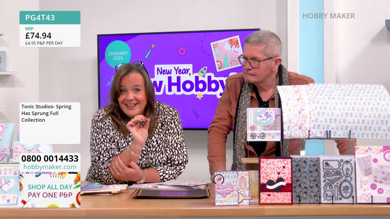 11/01/2025 - Tonic Studios, Crafter's Companion, Studio Light & Stamps Away