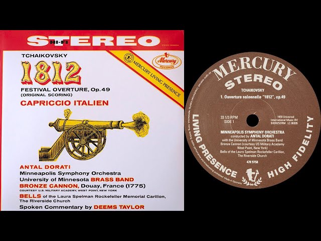 Tchaikovsky - 1812 Overture (Dorati) (vinyl: Ortofon Xpression
