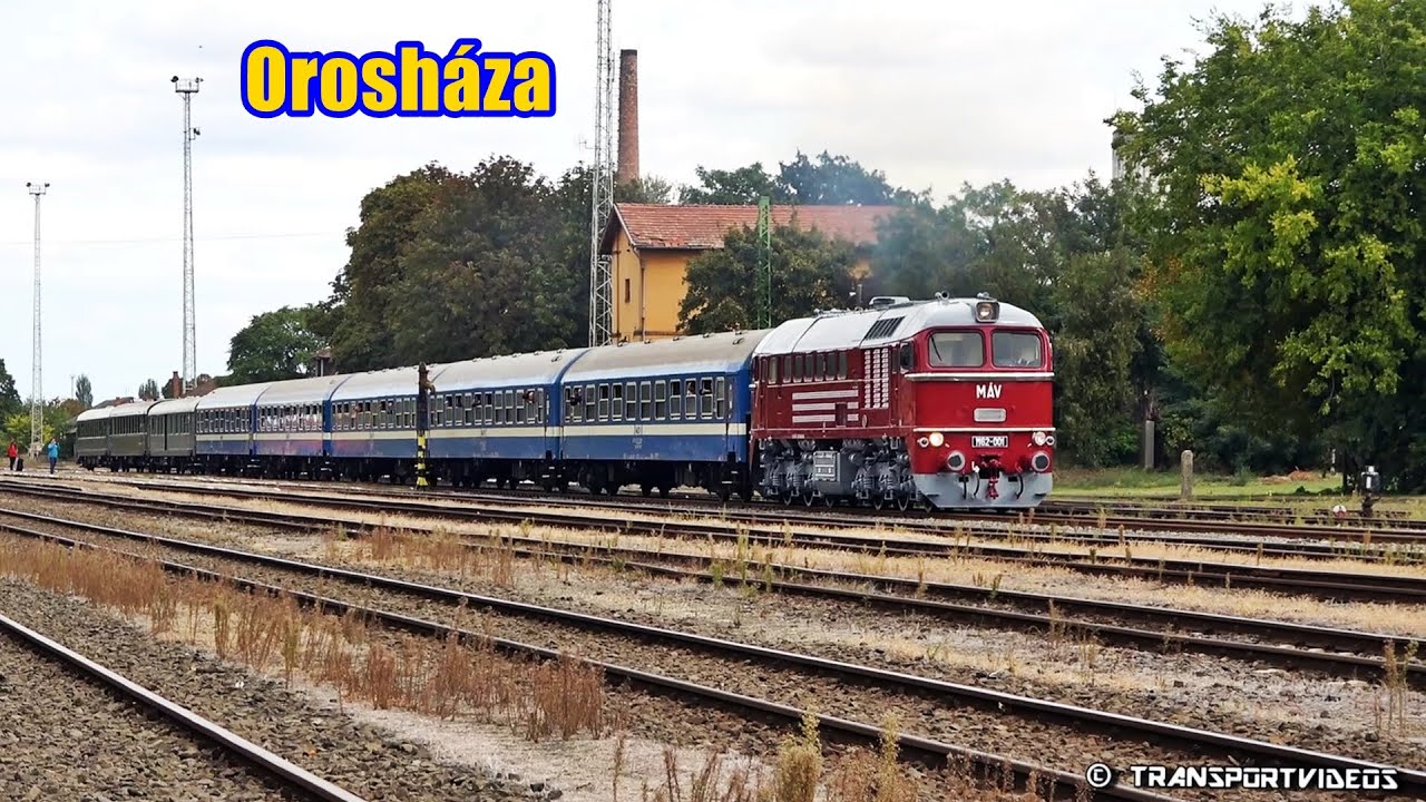2025.10.11. - Retró hétvége a vasúton; Dél-Alföld Expressz az M62 001-es Szergejjel Orosházán