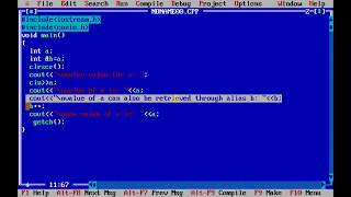 program to create a reference to a variable (reference means to create an alias for a variable