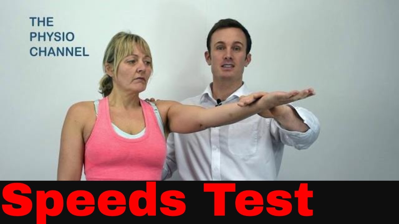How To Do The Speed s Test For The Shoulder YouTube