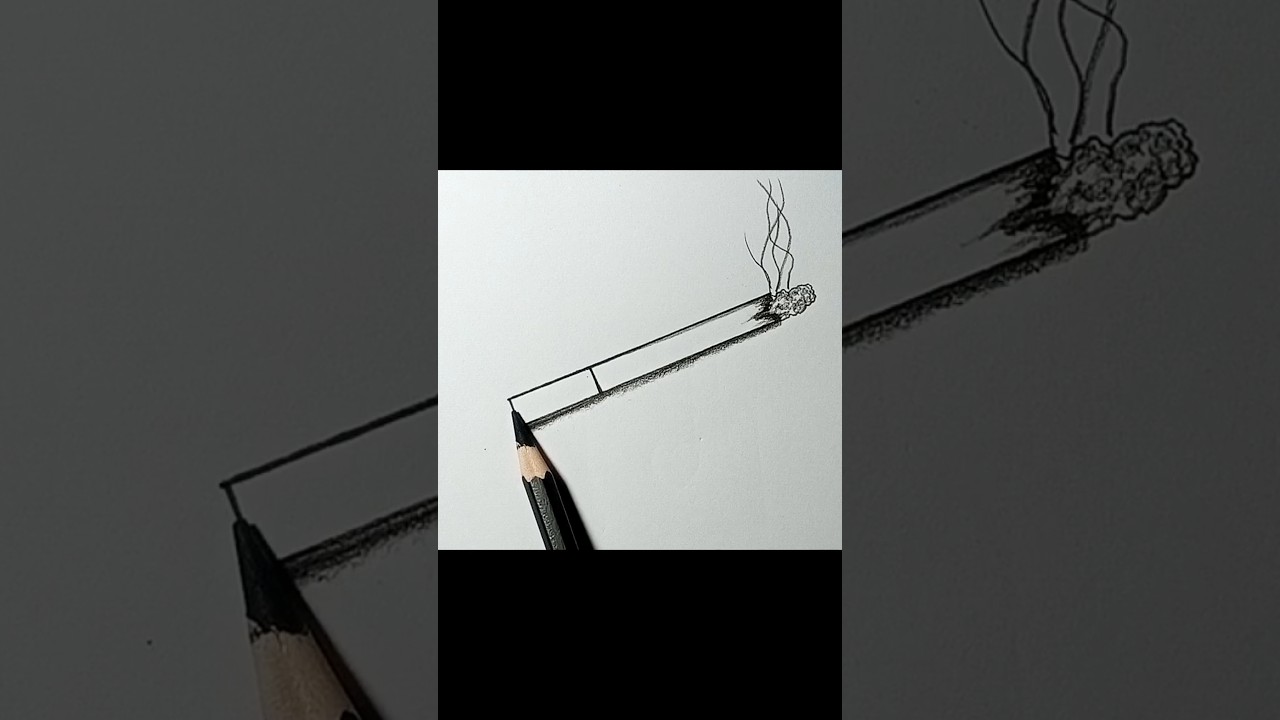 How to draw Cigarettes drawing | Cigarettes drawing | 
