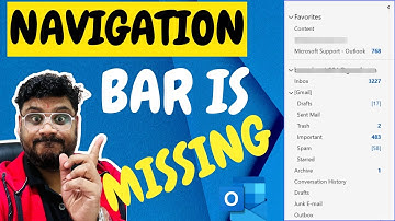 [Resolved]: Navigation Bar is Missing in Outlook