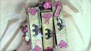 Altered Book Stack Finished