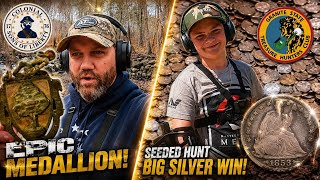 Two Hunts, Two EPIC Finds! Colonial Sons of Liberty Relic & HUGE Silver Prize! ⭐ #metaldetecting 